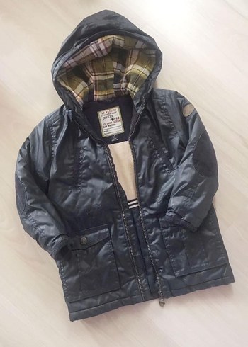 Antrasit Rengi Erkek Çocuk Mont 4-5 yaş - Görsel 2