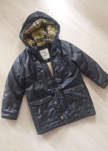 Antrasit Rengi Erkek Çocuk Mont 4-5 yaş - Görsel 4