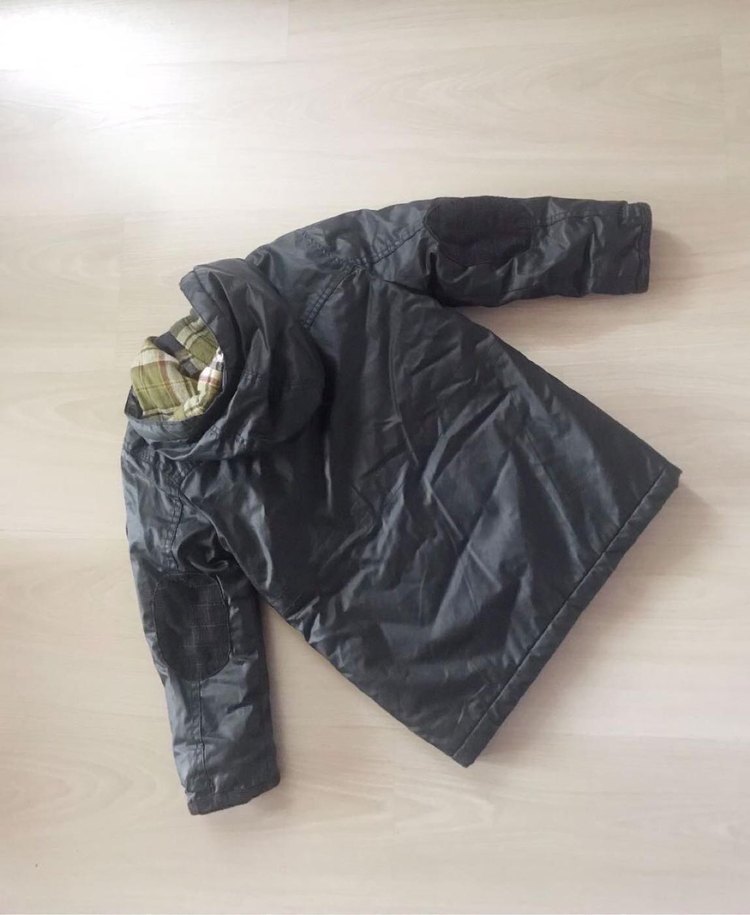 Antrasit Rengi Erkek Çocuk Mont 4-5 yaş - Görsel 3