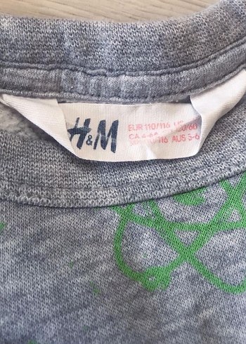 H&M Uzun Kollu Sweatshirt 5-6 yaş - Görsel 7
