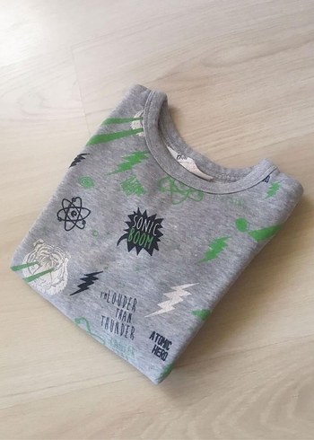 H&M Uzun Kollu Sweatshirt 5-6 yaş - Görsel 6