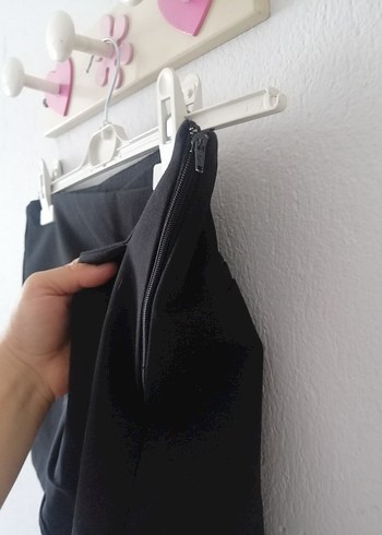 m Beden Siyah Mini Fitted Etek şort