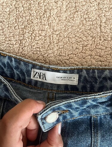 m Beden Zara marka orjinal jean