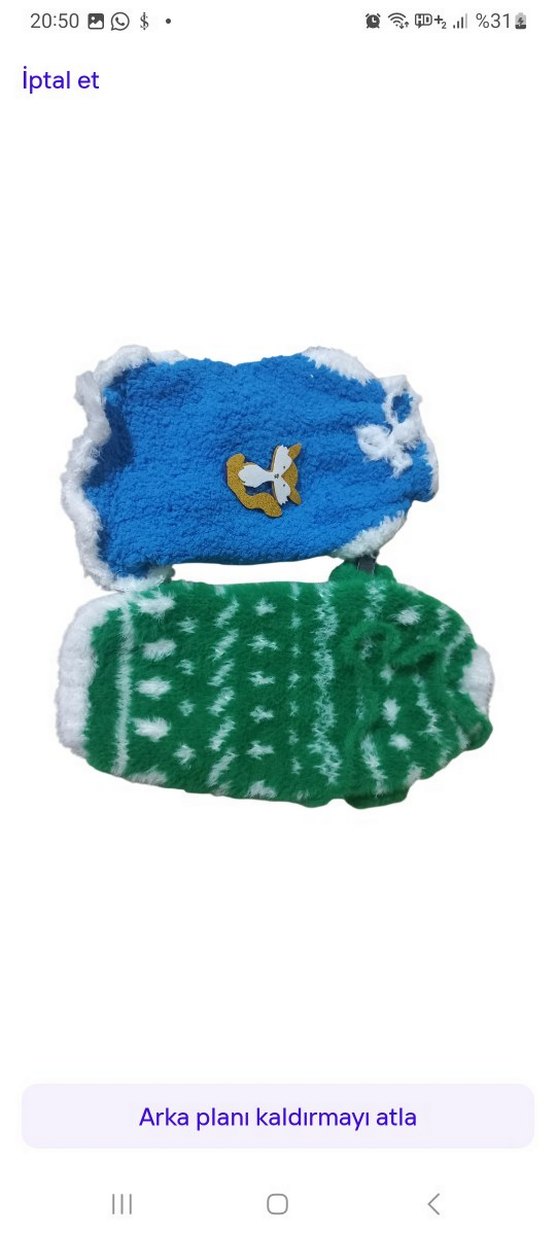 Renkli Nakışlı kedi köpek kazagi - Görsel 5