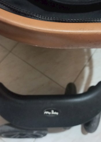 Kahverengi Siyah Bebek Arabası - Görsel 2