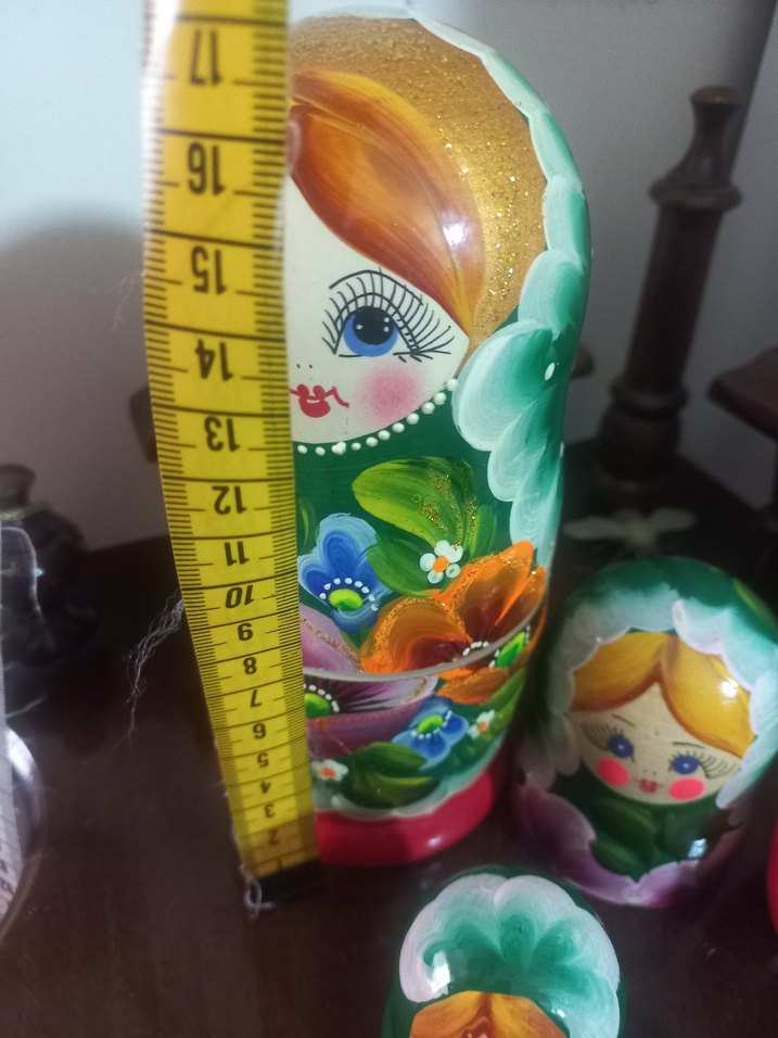 Renkli Rus Matruşka Bebek Seti - Görsel 2