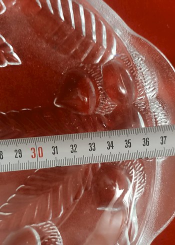 Nakış Desenli Renkli Oval Tabak - Görsel 4