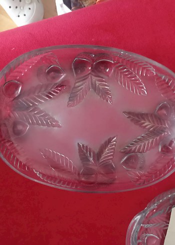 Nakış Desenli Renkli Oval Tabak - Görsel 2