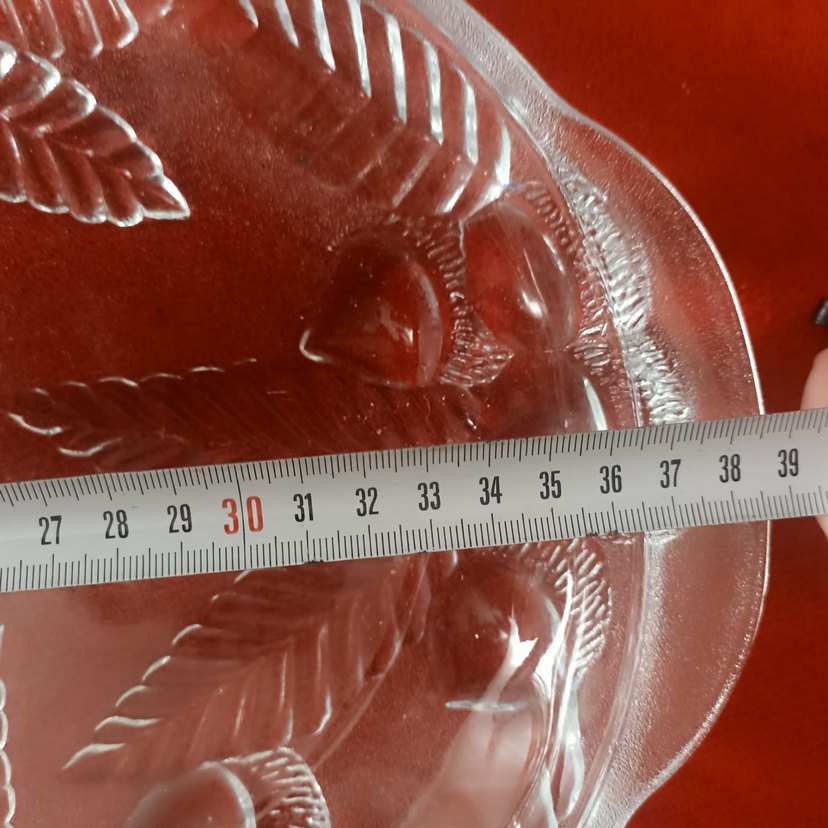 Nakış Desenli Renkli Oval Tabak - Görsel 4