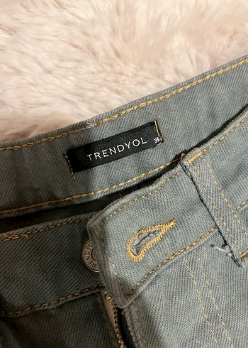 Trendyol & Milla Bol Kesim Renkli Kadın Kot Pantolon