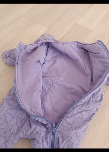 LC Waikiki Kız Çocuk Mor Fermuarlı Polar Uyku Tulumu