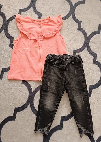 Kız Bebek kot pantalon