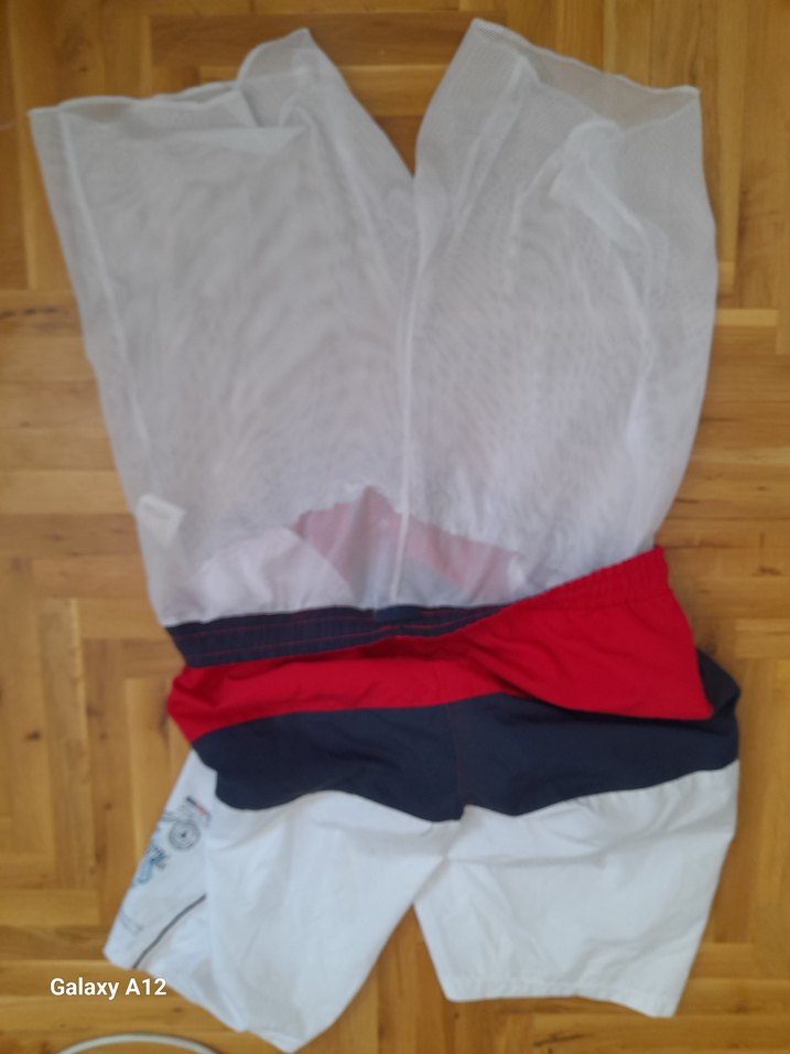 Beyaz Kırmızı Erkek Mayo Şortu LCWSWIMWEAR 3XL - Görsel 2