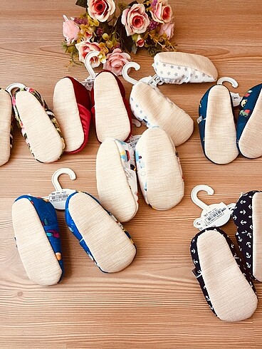 16 Beden çeşitli Renk 16-17 12cm 0-8 ay bebek patik slipper