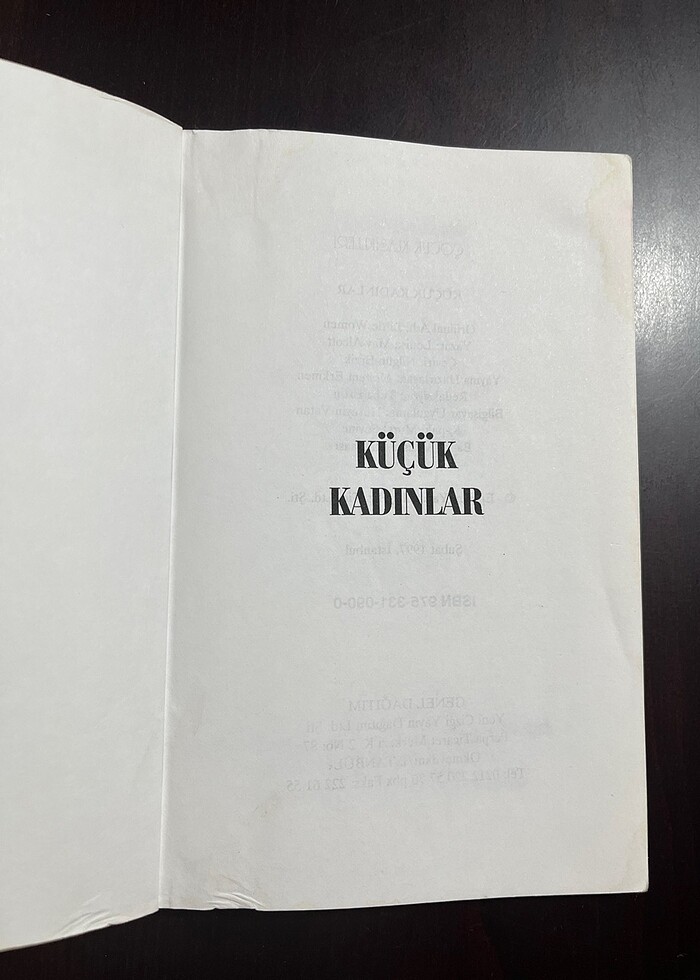 Küçük kadınlar lousia may alcott - Görsel 2