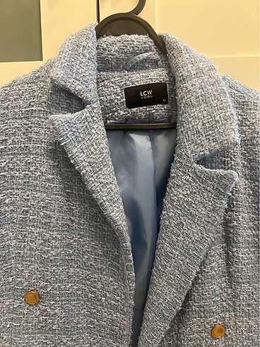 36 Beden mavi Renk Tüvit Blazer Ceket