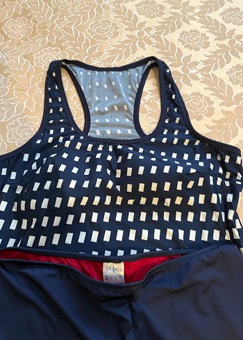 Lacivert Mini Kadın Spor Mayo - Görsel 3