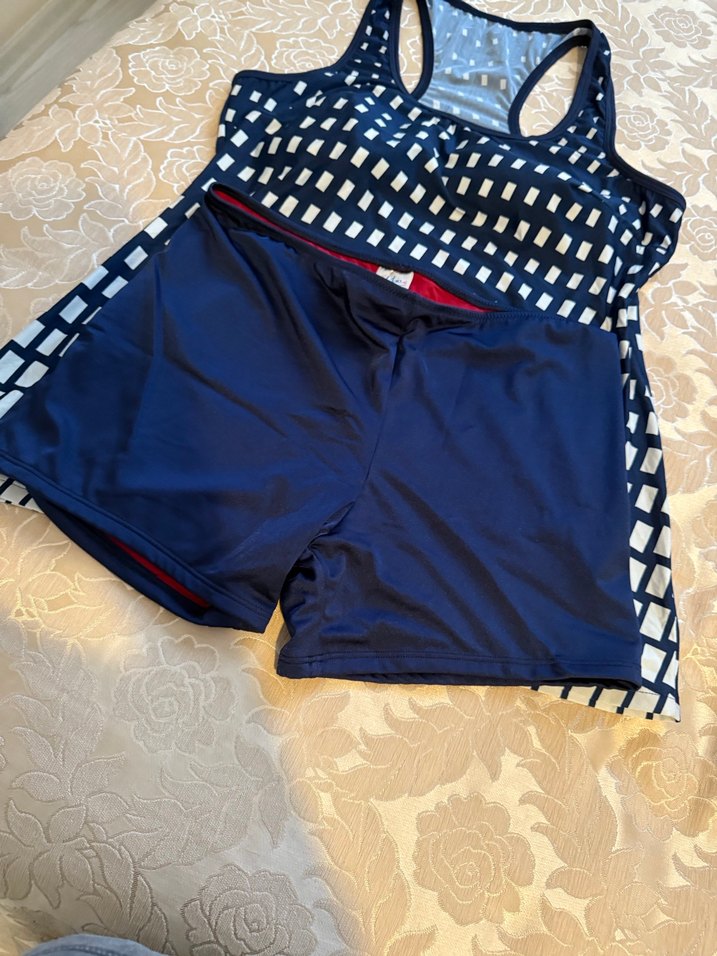 Lacivert Mini Kadın Spor Mayo - Görsel 4