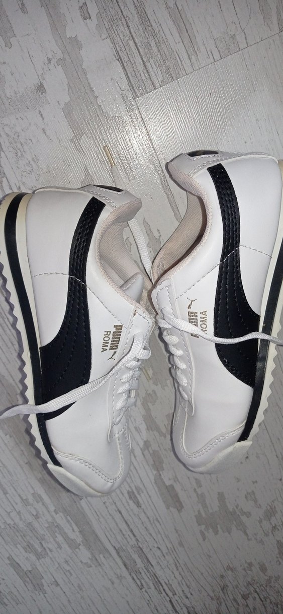 Beyaz Bağcıklı Kadın Spor Ayakkabı - Görsel 4