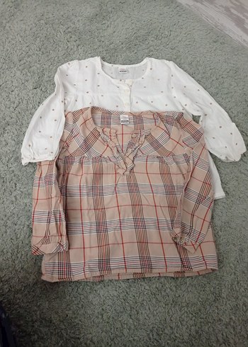 Kız Çocuk Uzun Kollu Pamuklu Gömlek - Görsel 2