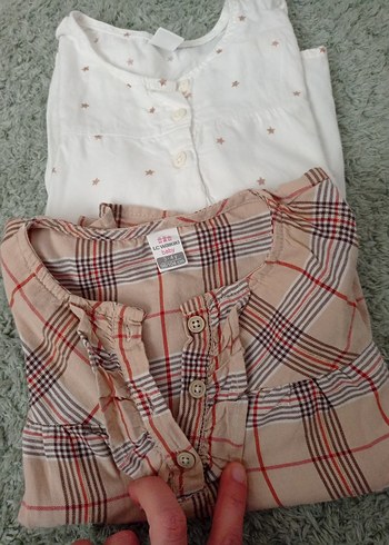 Kız Çocuk Uzun Kollu Pamuklu Gömlek - Görsel 5