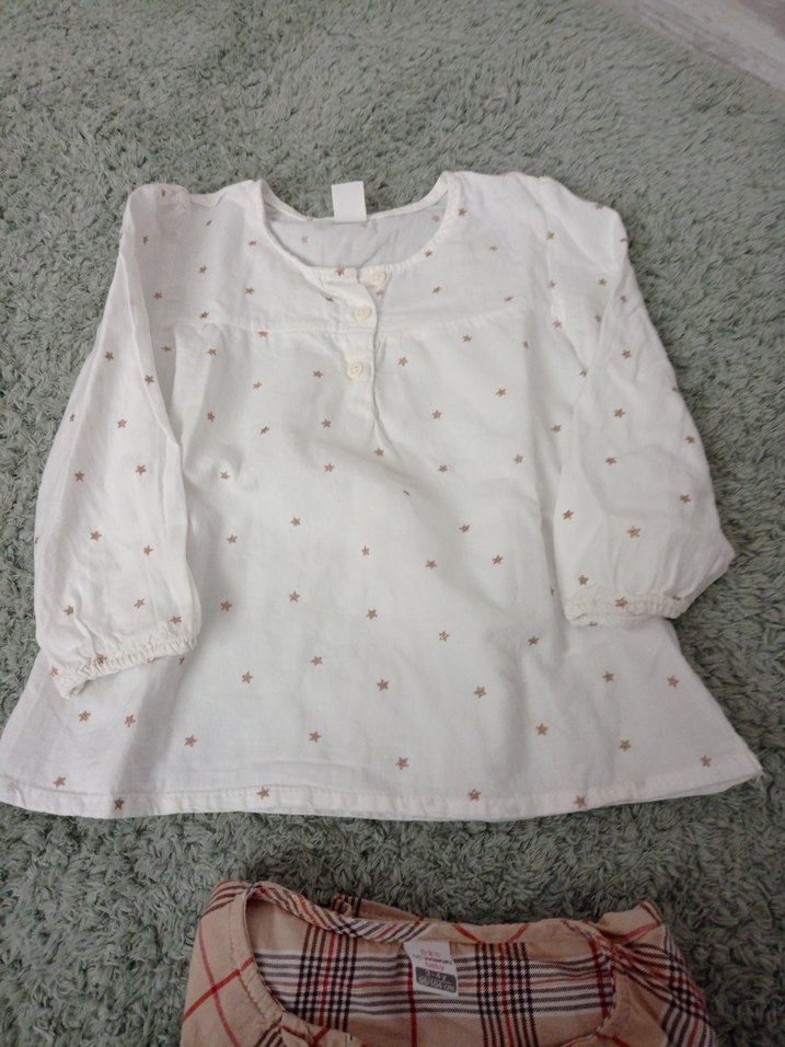 Kız Çocuk Uzun Kollu Pamuklu Gömlek - Görsel 3