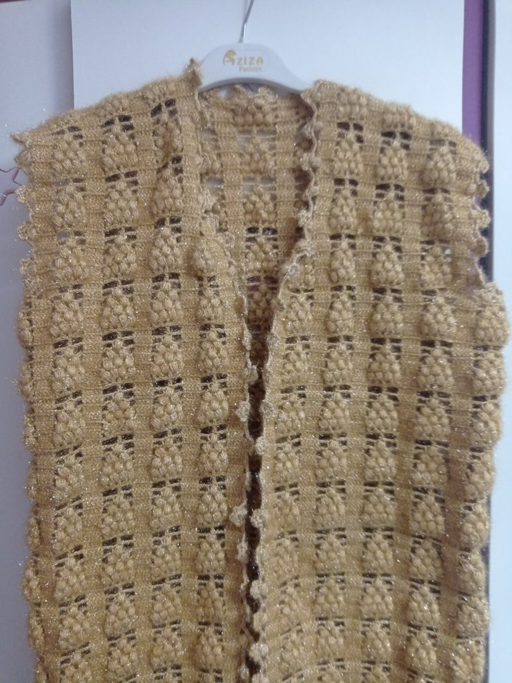 Örgü Kadın Yelek - Görsel 4