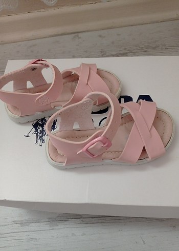 Kız Çocuk Pembe Tokalı Terlik ve Spor Ayakkabı - Görsel 8