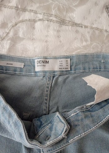 Bershka kot pantolon - Görsel 9