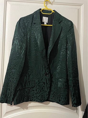 H&M Yeşil blazer