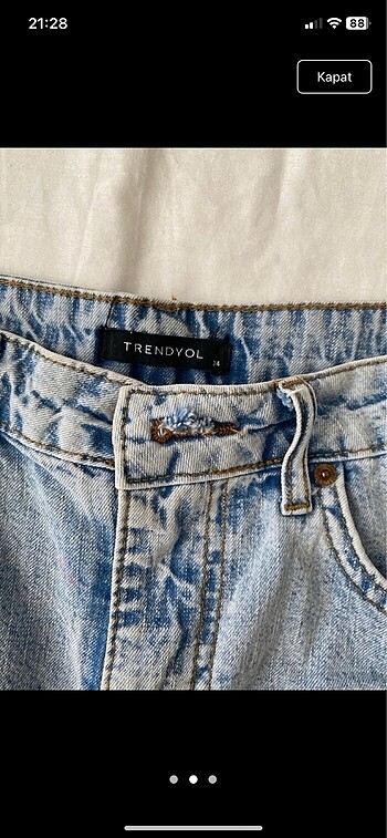 Trendyol & Milla Mom kot şort