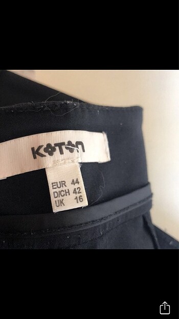 44 Beden Koton pantolon