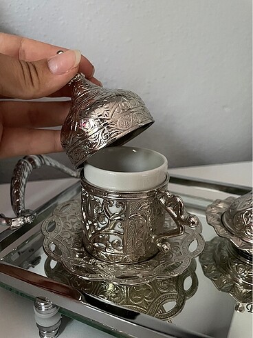 Beden Renk Damat kahvesi tepsisi