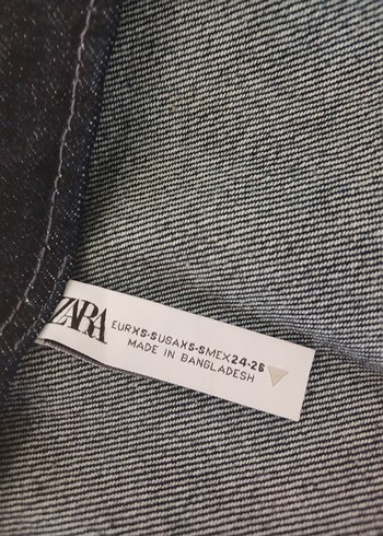 34 Beden lacivert Renk Zincir Detaylı Lacivert Denim Büstiyer