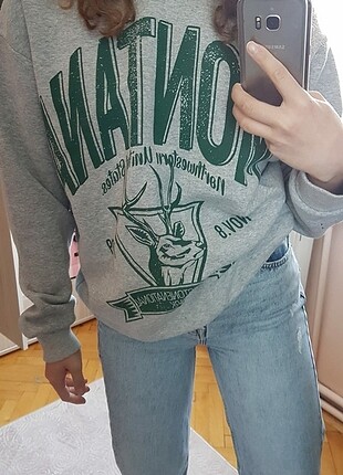 Gri sweatshirt