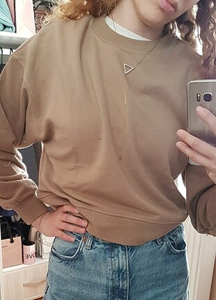 Kahverengi sweat
