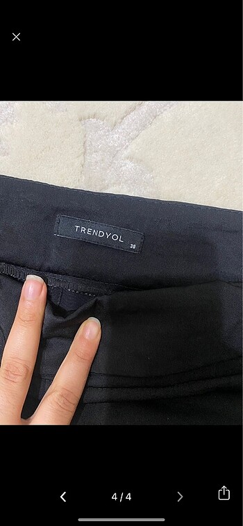m Beden siyah Renk Kumaş Pantalon