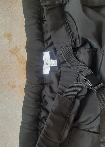 Twist Kadın Mor Siyah Uzun Kemerli Etek