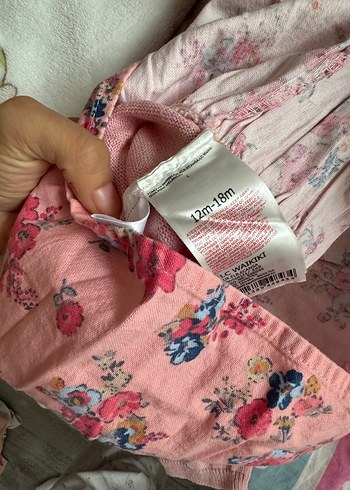 LC Waikiki Pembe Triko Bohem Kız Elbise