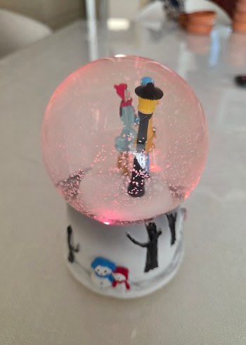 Müzikli Renkli Kar Küresi Figürü - Görsel 10