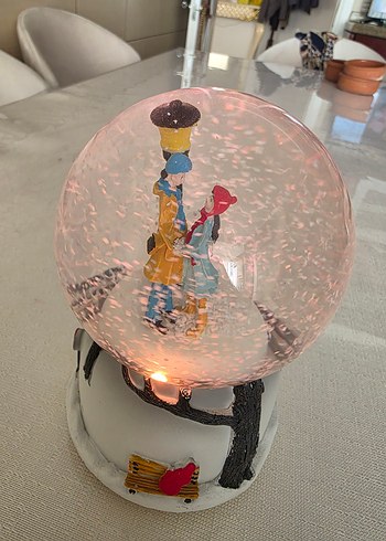 Müzikli Renkli Kar Küresi Figürü - Görsel 3