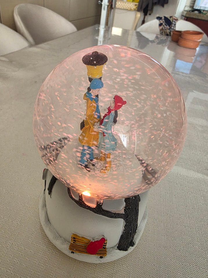 Müzikli Renkli Kar Küresi Figürü - Görsel 3