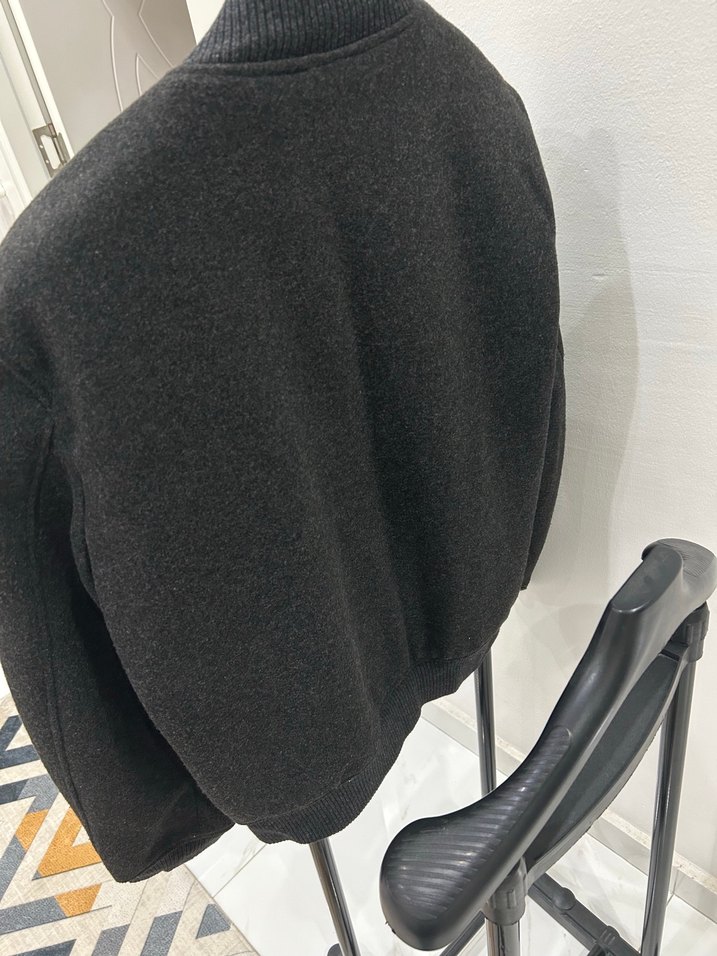 Zara Siyah Melanj Bomber Ceket — görsel 4/4
