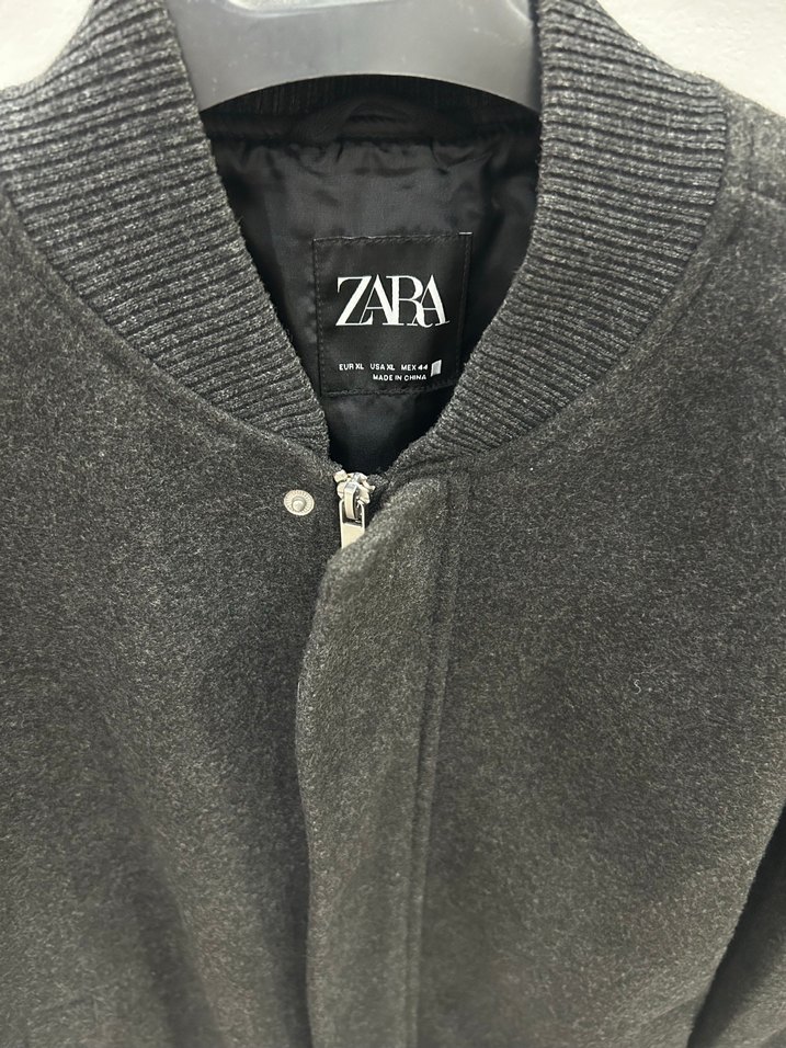 Zara Siyah Melanj Bomber Ceket — görsel 2/4