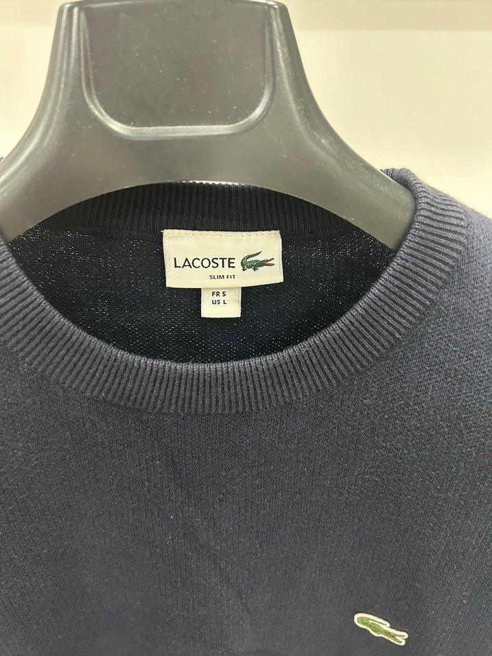 Lacoste Lacivert Bisiklet Yaka Kazak — görsel 2/3