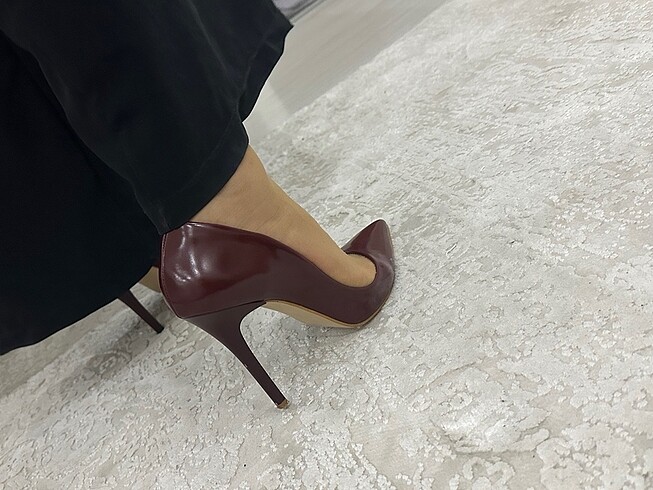 37 Beden bordo Renk Ayakkabı