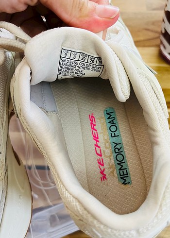 Skechers Beyaz Platform Topuklu Kadın Spor Ayakkabı