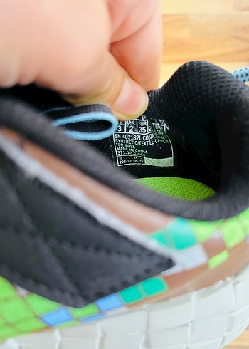 Skechers Renkli Kareli Erkek Çocuk Spor Ayakkabı