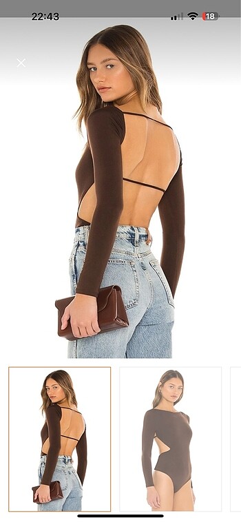 Bodysuit kahve