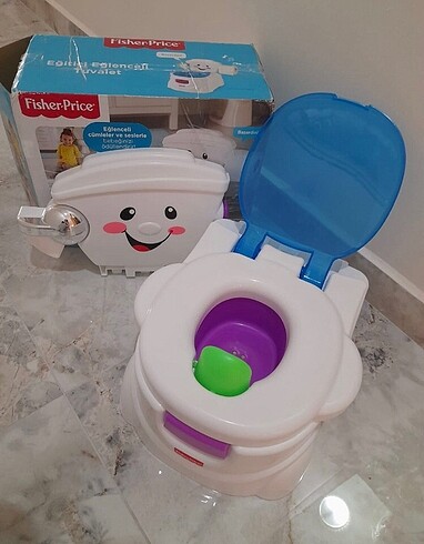 Fisher Price eğitici eğlenceli tuvalet